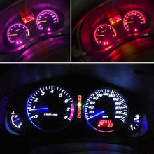 Load image into Gallery viewer, 10Pcs Car Interior Indicator Lights Wedge Dashboard Warming Instrument Light T3 LED T4.2 T4.7 Led Bulb Canbus 3030SMD 12V Auto Lamp