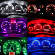 Load image into Gallery viewer, 10Pcs Car Interior Indicator Lights Wedge Dashboard Warming Instrument Light T3 LED T4.2 T4.7 Led Bulb Canbus 3030SMD 12V Auto Lamp