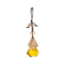 Load image into Gallery viewer, 8ML Car Perfume Hanging Bottles Aromatherapy Refillable Air Freshener Diffuser Vehicle Oil Fragrance Triangle Cap Bottle Auto Sapper Pendant
