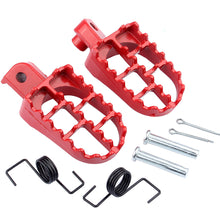 Load image into Gallery viewer, Pari Motorcycle Foot Pegs Rests Pegs Motorbike Dirt Pit Bike For Yamaha PW50 PW80 TW200 XR50R CRF50 CRF70 CRF80 CRF100F