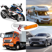Load image into Gallery viewer, 12V- 80V 6LED Trailer Side Clearance Marker Lamp Warning Lens Flashing Lights Truck Side Marker Lamp Marker