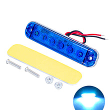Load image into Gallery viewer, 12V- 80V 6LED Trailer Side Clearance Marker Lamp Warning Lens Flashing Lights Truck Side Marker Lamp Marker