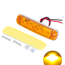 Load image into Gallery viewer, 12V- 80V 6LED Trailer Side Clearance Marker Lamp Warning Lens Flashing Lights Truck Side Marker Lamp Marker