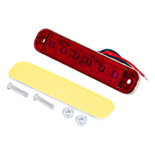 Load image into Gallery viewer, 12V- 80V 6LED Trailer Side Clearance Marker Lamp Warning Lens Flashing Lights Truck Side Marker Lamp Marker