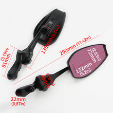 Load image into Gallery viewer, Pair Motorcycle Electric Vehicle Side Mirrors Scooters Accessories Rearview Mirror Side View Mirrors Motor Motorbike for AOSAEX/AOS4