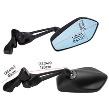 Load image into Gallery viewer, Pair Motorcycle Electric Vehicle Side Mirrors Scooters Accessories Rearview Mirror Side View Mirrors Motor Motorbike for AOS3 UQI U+b N1S