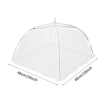 Load image into Gallery viewer, Kitchen Foldable Mesh Food Cover Anti-fly Food Covers Tent Reusable Collapsible Insect-Proof Lid Food Protection Net Vegetable Fruit Picnic Food Protect Umbrella