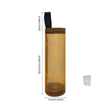 Load image into Gallery viewer, Home Grocery Bag Holder Wall Mount Plastic Bag Holder Dispenser Hanging Storage Trash Garbage Bag Kitchen Garbage Organizer