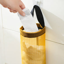 Load image into Gallery viewer, Home Grocery Bag Holder Wall Mount Plastic Bag Holder Dispenser Hanging Storage Trash Garbage Bag Kitchen Garbage Organizer