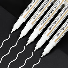Load image into Gallery viewer, White Black Red Marker Pens 1.0mm Oily Waterproof Paint Pen for Wool Canva Tire Glass Rock Metal DIY Graffiti Sketching Markers Stationery