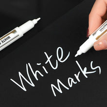 Load image into Gallery viewer, White Black Red Marker Pens 1.0mm Oily Waterproof Paint Pen for Wool Canva Tire Glass Rock Metal DIY Graffiti Sketching Markers Stationery