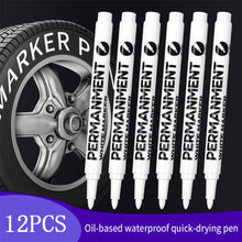 Load image into Gallery viewer, White Black Red Marker Pens 1.0mm Oily Waterproof Paint Pen for Wool Canva Tire Glass Rock Metal DIY Graffiti Sketching Markers Stationery