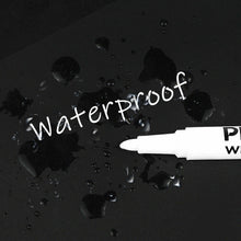 Load image into Gallery viewer, White Black Red Marker Pens 1.0mm Oily Waterproof Paint Pen for Wool Canva Tire Glass Rock Metal DIY Graffiti Sketching Markers Stationery