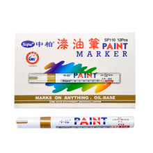 Load image into Gallery viewer, White Black Red Sketching Marker Pen Oily Waterproof Paint Pens for Calligraphy Painting Drawing DIY Graffiti Art Supplies