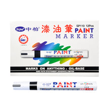 Load image into Gallery viewer, White Black Red Sketching Marker Pen Oily Waterproof Paint Pens for Calligraphy Painting Drawing DIY Graffiti Art Supplies