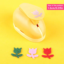 Load image into Gallery viewer, Flower Furador 15mm DIY Craft Hole Puncher Paper Cut Eva Foam Maker Scrapbooking Labor Saving for Kid Hole Punch Embossing