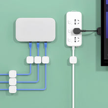 Load image into Gallery viewer, 6PCS Magnetic Cable Clips Cable Smooth Adjustable Cord Holder Under Desk Cable Management Wire Keeper Cable Organizer