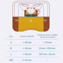 Load image into Gallery viewer, S/M/L 3 Sizes Respirator Universal Full Face F6 CPAP Mask Respirator Nose Mask Fish Leap Remit Suitable Universal Mask Health Care