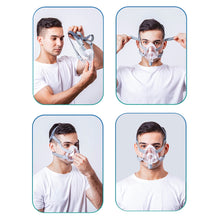 Load image into Gallery viewer, Respirator Universal Full Face FM50 CPAP Mask Respirator Nose Mask Fish Leap Remit Suitable Universal Mask Health Care