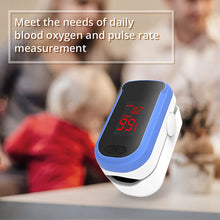 Load image into Gallery viewer, Finger Clip Oximeter Portable Blood Oxygen Heart Rate Detector Finger Clip Oximeter Heart Rate Detection Pulse Oximeter Health Care