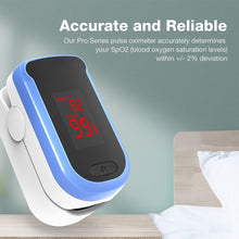 Load image into Gallery viewer, Finger Clip Oximeter Portable Blood Oxygen Heart Rate Detector Finger Clip Oximeter Heart Rate Detection Pulse Oximeter Health Care