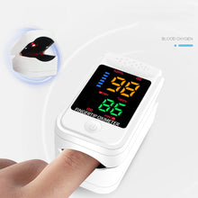 Load image into Gallery viewer, Medical Fingertip Oximeter Household Blood Oxygen Saturation Heart Rate Detector Dual-purpose Finger Clamp Monitoring Device