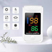 Load image into Gallery viewer, Medical Fingertip Oximeter Household Blood Oxygen Saturation Heart Rate Detector Dual-purpose Finger Clamp Monitoring Device
