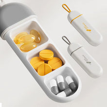 Load image into Gallery viewer, Portable Medicine Box Travel Small Size Medicine Box Triple Grid for Storage Pocket Pill Box Daily Drug Organizer