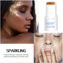Load image into Gallery viewer, Multifunctional Glitter Sequin Stick Face Lip Hair Body Sequins Flash Eyeshadow Party Stage Makeup Eyeshadow Cosmetic