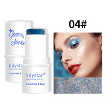 Load image into Gallery viewer, Multifunctional Glitter Sequin Stick Face Lip Hair Body Sequins Flash Eyeshadow Party Stage Makeup Eyeshadow Cosmetic