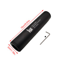 Load image into Gallery viewer, HK/QD/DD/GHOST/Sandman Silencer Soft Bullet Toy Front Tube Fire Cap Decoration For 14MM Reverse Teeth 19MM Straight Insert - No Function