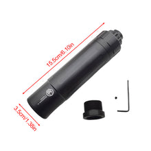 Load image into Gallery viewer, HK/QD/DD/GHOST/Sandman Silencer Soft Bullet Toy Front Tube Fire Cap Decoration For 14MM Reverse Teeth 19MM Straight Insert - No Function