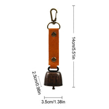 Load image into Gallery viewer, 1PC Outdoor Evading Bear Bell Ambience Metal Bell Pendant Camping Trekking Anti-Loss Positioning Keychain Bell Accessories