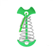 Load image into Gallery viewer, 1PC Multi-Functional Fishbone Nail Rope Buckle With Spring Outdoor Camping Tent Ceiling Fixed Lengthened Wind Rope Buckle