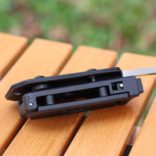 Load image into Gallery viewer, Outdoor Multi-Functional EDC Knife Sheath Waist Clip Accessories Tactical Knife Sleeve Back Clip 6-Hole K Sheath Fixed Clamp With Screw Gasket
