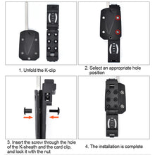 Load image into Gallery viewer, Outdoor Multi-Functional EDC Knife Sheath Waist Clip Accessories Tactical Knife Sleeve Back Clip 6-Hole K Sheath Fixed Clamp With Screw Gasket