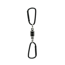 Load image into Gallery viewer, 1PC High-Intensity Magnet Suction Buckle With Spring Rope Fishing Gear Release Recaption Hook Mountaineering Camping Keychain Accessories