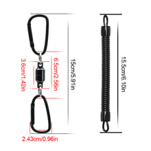 Load image into Gallery viewer, 1PC High-Intensity Magnet Suction Buckle With Spring Rope Fishing Gear Release Recaption Hook Mountaineering Camping Keychain Accessories