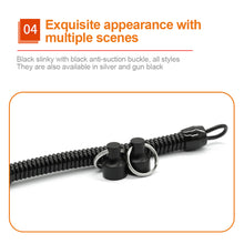 Load image into Gallery viewer, 1PC High-Intensity Magnet Suction Buckle With Spring Rope Fishing Gear Release Recaption Hook Mountaineering Camping Keychain Accessories