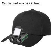 Load image into Gallery viewer, Outdoor LED Intelligent Sensing Cap Clamp Light Multi-Functional Folding Night Fishing Riding Camping Headlight USB Rechargeable
