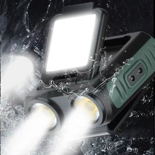 Load image into Gallery viewer, Outdoor LED Intelligent Sensing Cap Clamp Light Multi-Functional Folding Night Fishing Riding Camping Headlight USB Rechargeable