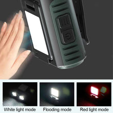 Load image into Gallery viewer, Outdoor LED Intelligent Sensing Cap Clamp Light Multi-Functional Folding Night Fishing Riding Camping Headlight USB Rechargeable