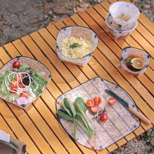 Load image into Gallery viewer, Outdoor Ultra-Light Foldable PP Tableware Portable Plate Cup Pad Coffee Funnel Multi-Purpose Camping Tableware