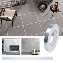 Load image into Gallery viewer, 50M Tile Beauty Seam Stickers Tape 0.5/1cm Width Self-Adhesive Floor Waterproof Wall Gap Sealing Foil Decor Strip Tape for Room
