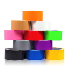 Load image into Gallery viewer, 10m Rainbow Colored Duct Tape Thickens No Residue Easy Tear By Hand Heavy Waterproof Adhesive Tape for DIY Art Packaging Coding