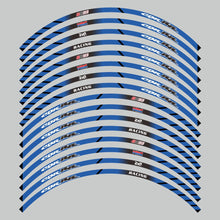Load image into Gallery viewer, 16Pcs Motorcycle Wheel Sticker Reflective Rim Tape For Honda Kawasaki Racing Motorbike 17"18" Wheel Rim Tape Car Wheel Sticker Motorcycle Accessory