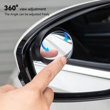 Load image into Gallery viewer, 2Pcs Car Rearview Rain Eyebrow Blind Spot Mirror Small Round Parking Mirror 360 Degrees Auxiliary Mirror Accessories