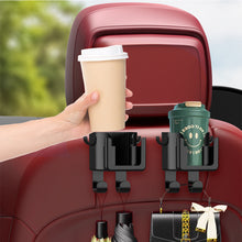 Load image into Gallery viewer, Multifunctional Car Seat Back Headrest Rod Hook Phone Holder Hook Automatic Water Cup Bracket Handbag Hooks