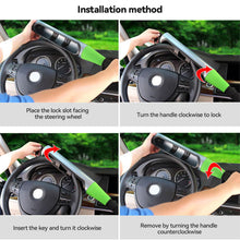 Load image into Gallery viewer, Car Steering Wheel Locks Anti-Theft And Defense Lock Baseball Bat Style Tools with Keys