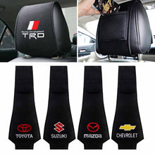 Load image into Gallery viewer, Car Seat Back Headrest Pillow Cover Cotton Support Pad Head Neck Rest Pillow Dustproof Covers Accessories